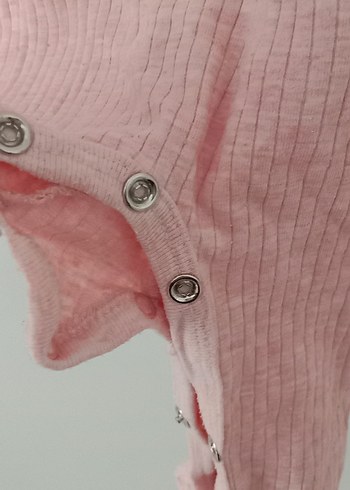 Pembe Fırfırlı Bebek Kız Tulum - Görsel 3