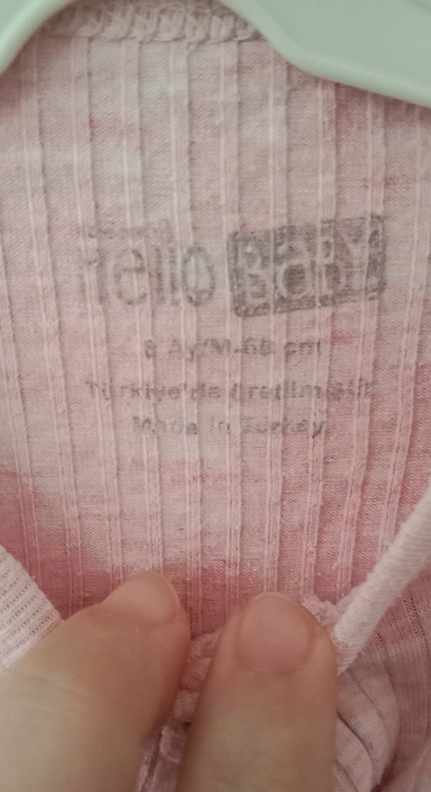 Pembe Fırfırlı Bebek Kız Tulum - Görsel 2