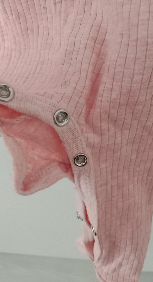 Pembe Fırfırlı Bebek Kız Tulum - Görsel 3