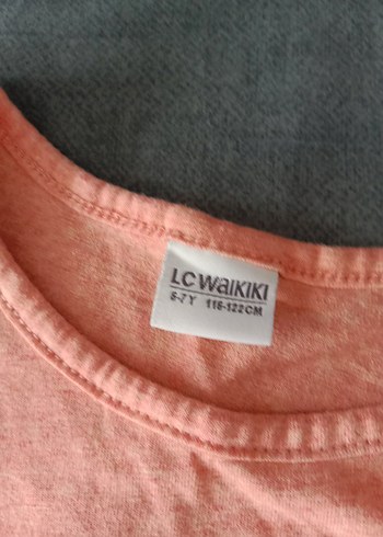 Turuncu Kolsuz Pamuklu Kız elbise - Görsel 2