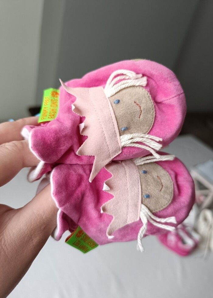 YENİDOĞAN KIZ BEBEK PATİK - Görsel 4