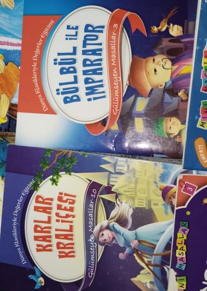 Masal kitapları 12 tane karma set  - Görsel 5
