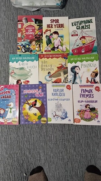 Hikaye ve masal kitapları karma 10 tane  - Görsel 3