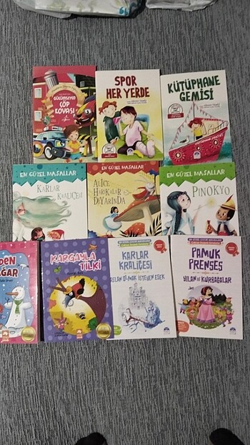 Hikaye ve masal kitapları karma 10 tane  - Görsel 4