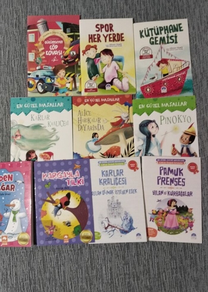 Hikaye ve masal kitapları karma 10 tane  - Görsel 4