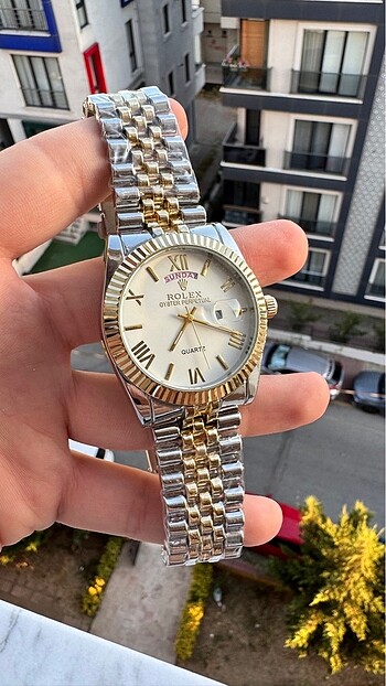 ROLEX ÇELİK SAAT AKTİF TAKVİM SU GEÇİRMEZ