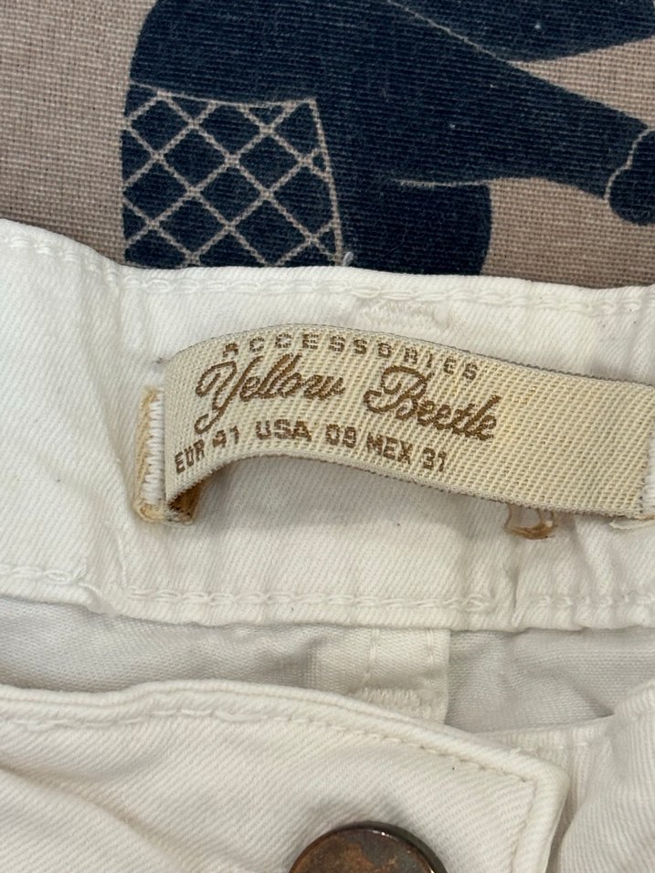 Beyaz Kadın Pamuklu Street Wear Pantolon - Görsel 5