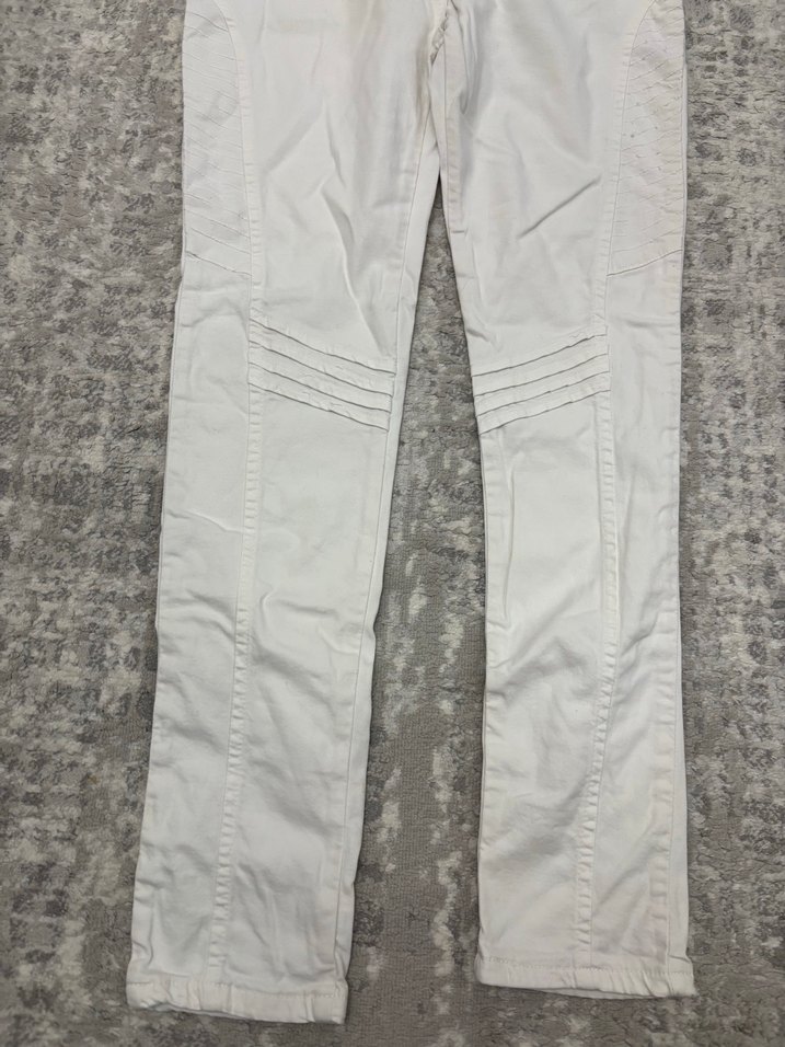 Beyaz Kadın Pamuklu Street Wear Pantolon - Görsel 3