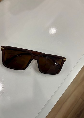 Kahverengi Şeffaf erkek  Güneş Gözlüğü - Görsel 4