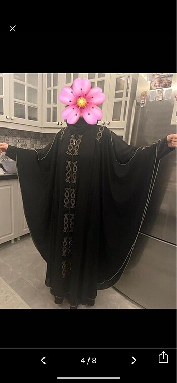 40 Beden siyah Renk Dubai ferace