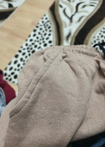 Bej Renkli Rahat Kesim Eşofman Altı - Görsel 3