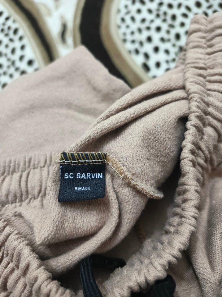 Bej Renkli Rahat Kesim Eşofman Altı - Görsel 2