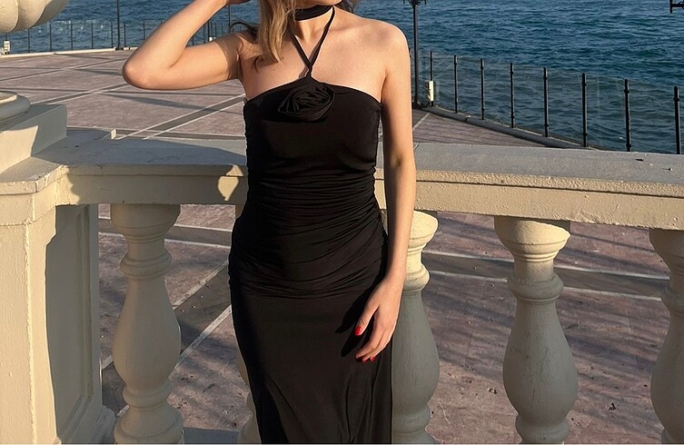 Diğer Siyah uzun elbise
