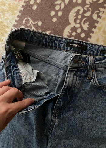 Açık Mavi Baggy Kadın Jean - Görsel 7