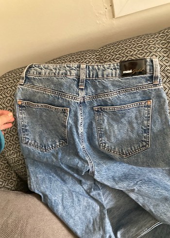 Açık Mavi Baggy Kadın Jean - Görsel 4