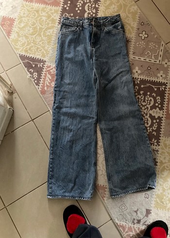 Açık Mavi Baggy Kadın Jean - Görsel 5