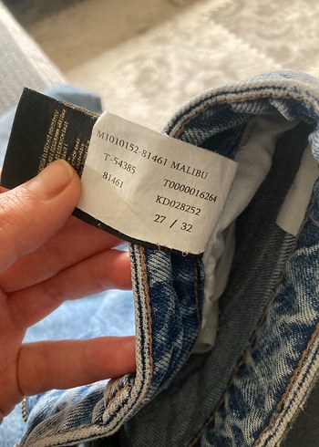 Açık Mavi Baggy Kadın Jean - Görsel 3