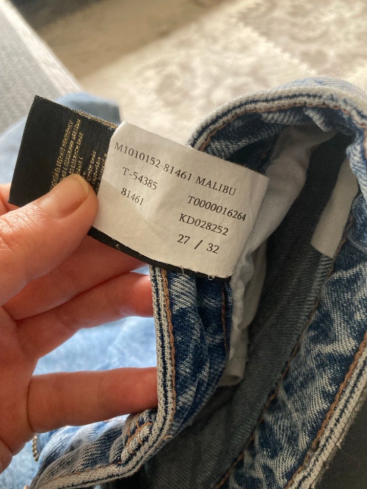 Açık Mavi Baggy Kadın Jean - Görsel 3