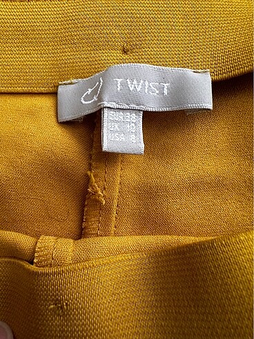 m Beden TWIST hardal rengi tayt pantolon