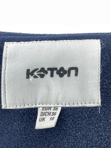 38 Beden lacivert Renk Koton Kaban %70 İndirimli.