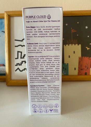 Beden Renk Beauty & More Amethyst Mor Sedef Yüz Temizleme Jeli