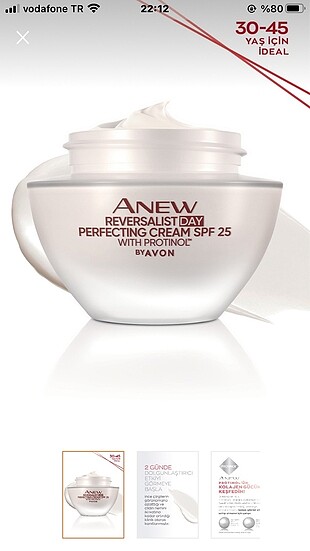 Avon Gündüz Kremi ve Göz Kremi