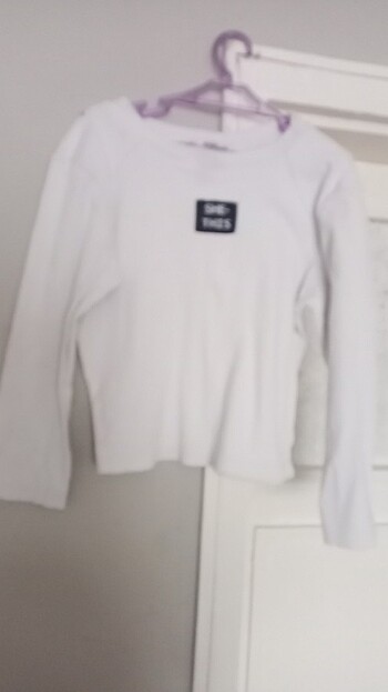 Yarım kollu uzun crop 