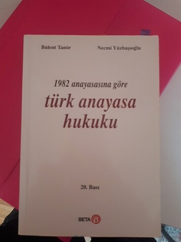 1982 anayasasina gore turk anayasa hukuku