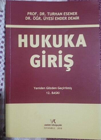 Hukuka giriş kitabi