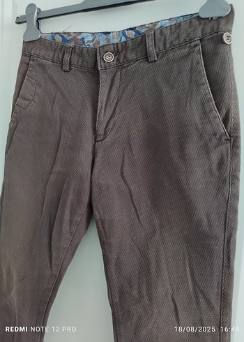 40 Beden Kahverengi Erkek Pantolon