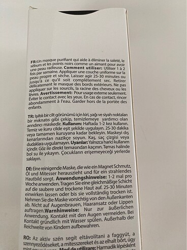 Farmasi Arındırıcı yüz maskesi