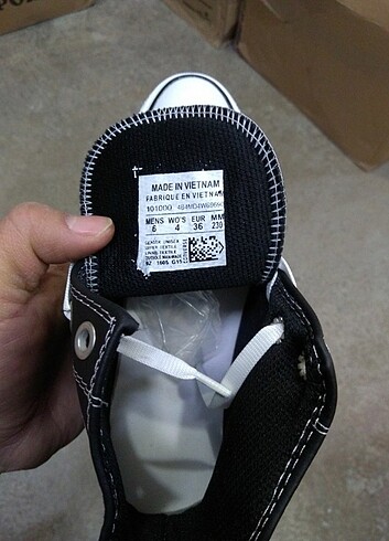 40 Beden siyah Renk Converse siyah ayakkabı