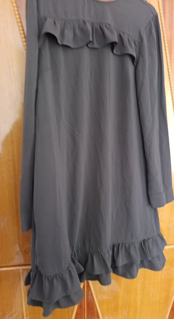 Çağla yeşili Fırfırlı tunik - Görsel 2