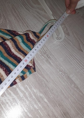 Çok Renkli Bohem Kadın Mini Tulum - Görsel 11