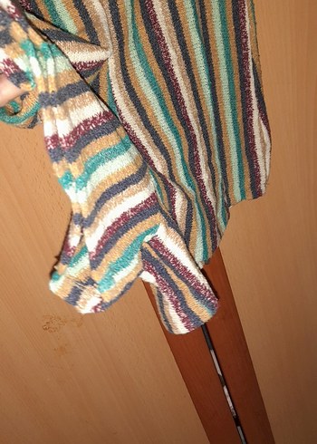 Çok Renkli Bohem Kadın Mini Tulum - Görsel 6