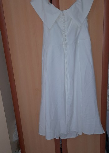 Beyaz  Keten Etek - Görsel 5