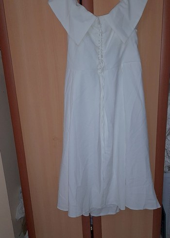 Beyaz  Keten Etek - Görsel 4