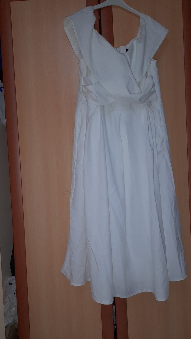 Beyaz  Keten Etek - Görsel 2