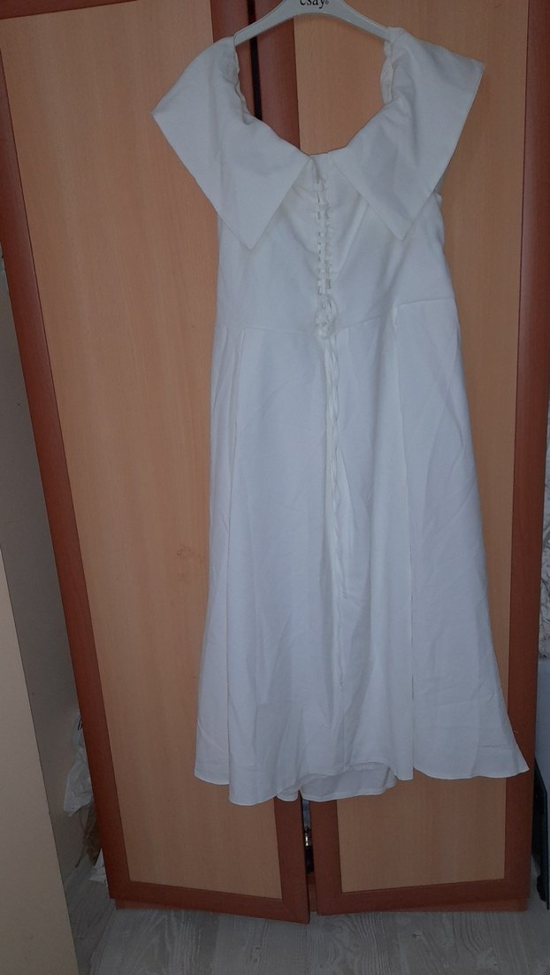 Beyaz  Keten Etek - Görsel 5