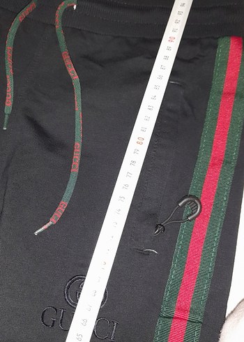 bay bayan giyebilir Siyah Nakışlı Eşofman Altı - Görsel 14