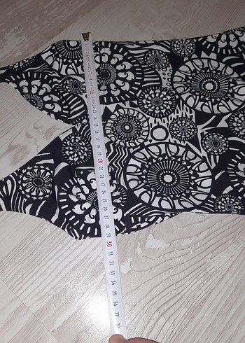 Bohem Siyah Desenli Mini Mayo alt yok - Görsel 8