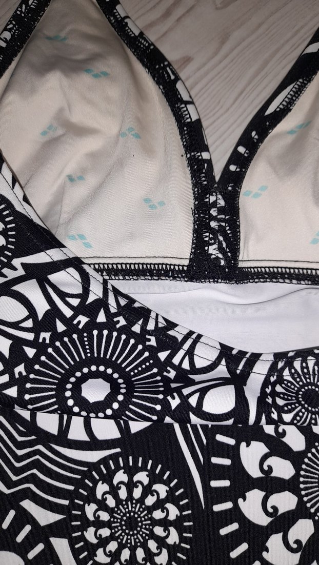 Bohem Siyah Desenli Mini Mayo alt yok - Görsel 4