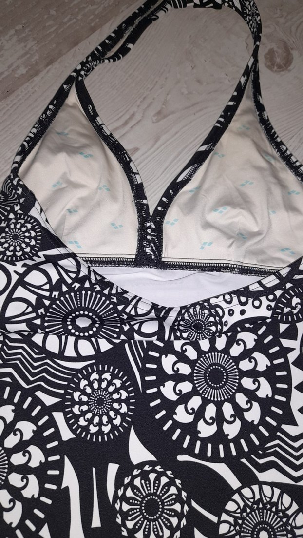 Bohem Siyah Desenli Mini Mayo alt yok - Görsel 3