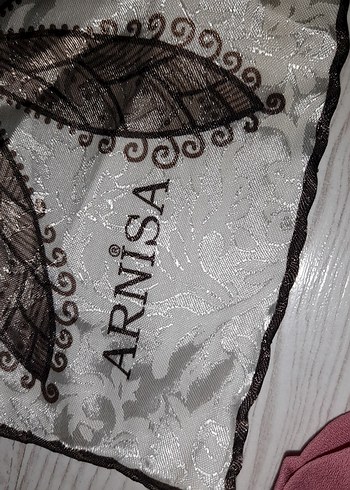 Dantel Detaylı Bej Bohem Kadın eşarp - Görsel 4