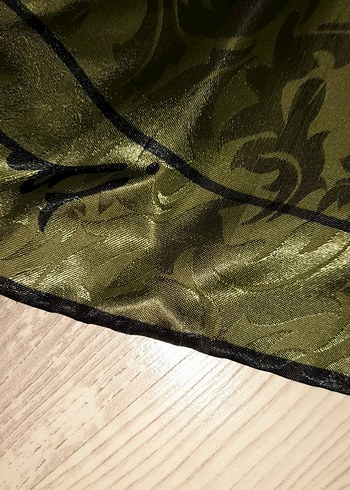 Bohem Tarzda Haki Kadın eşarp - Görsel 7