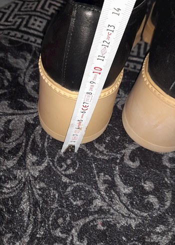 Siyah Platform Topuklu Kadın Oxfords - Görsel 9