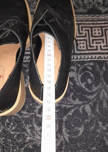 Siyah Platform Topuklu Kadın Oxfords - Görsel 10