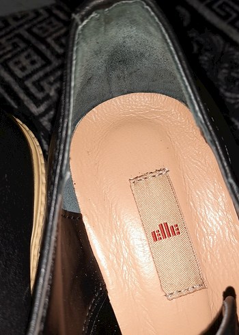 Siyah Platform Topuklu Kadın Oxfords - Görsel 5