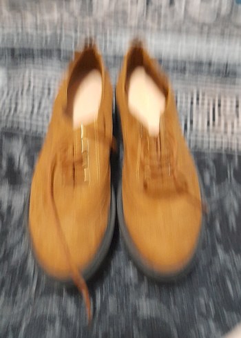 Kahverengi Süet kadın Günlük Ayakkabı - Görsel 2