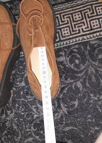 Kahverengi Süet kadın Günlük Ayakkabı - Görsel 11